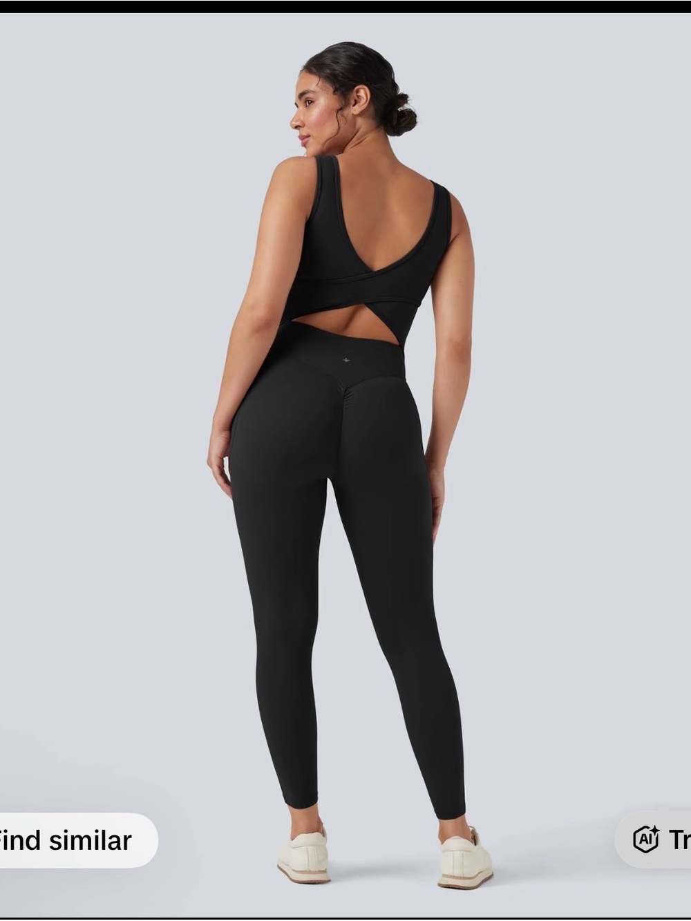HALARA Ultra sculpt Jumpsuit - BLACK SMALL 4-6